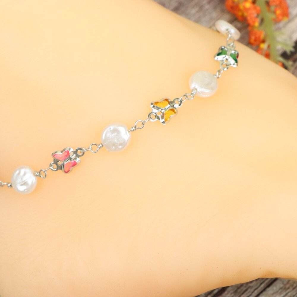 "Elegant Handmade Anklet – Delicate Jewelry for Women, MAR091967